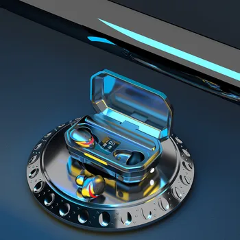 

M15 TWS Bluetooth 5.1Headphones Dual Touch Wireless Mini Earbuds 9D In Ear Stereo Bass Gaming Headset IPX7 Waterproof Earphones