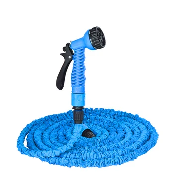 

50FT Garden Hose Expandable Magic Flexible Water Hose EU Hose Plastic Hoses Pipe With Spray Gun To Watering Car Wash Spray