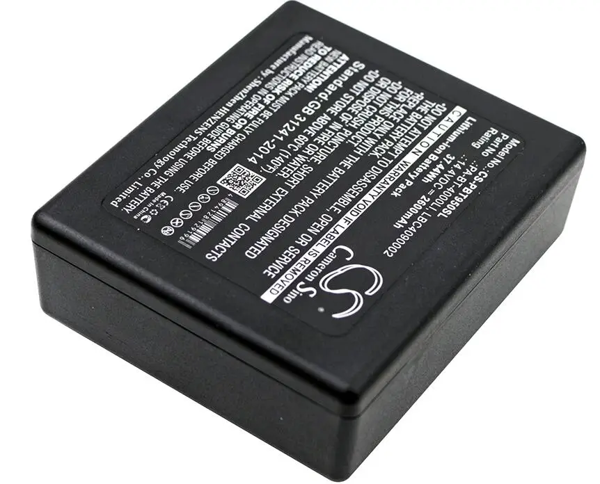 Cameron sino 2600 мА/ч, батарея для BROTHER P touch P 950 NW RuggedJet RJ 4030 PA-BB-001 PA-BB-002 PT-D800W PT-E800T/TK TD-2120N