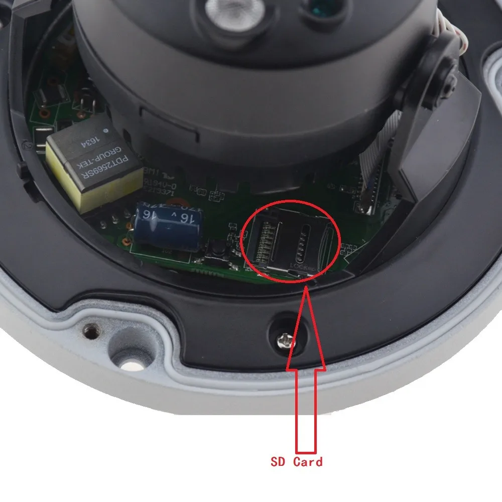 Dahua IPC HDBW4631R S и PFB203W 6MP IP купольная камера H.265 Поддержка POE SD слот IR30m IK10 IP67 CCTV WDR