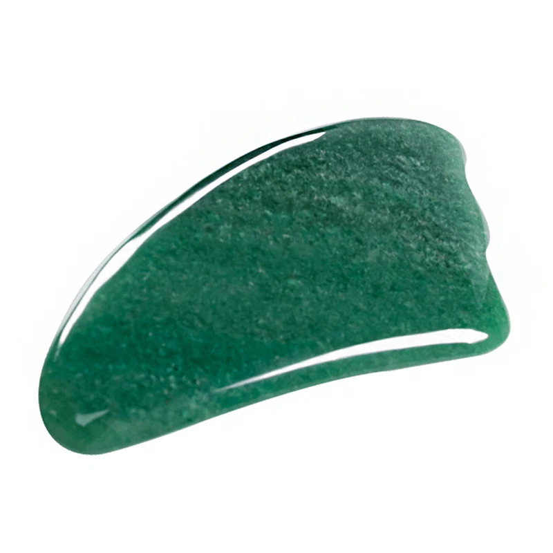 

jinzeyi natural green donglin stone scrapping board scrapping tablet face massage holographic meridian scraping cosmetic use