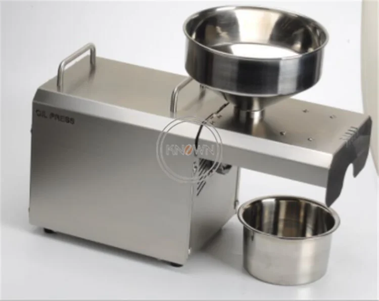 Пресс для масла коммерческий масляный экстрактор машина из нержавеющей стали многофункциональное масло пресс машина с большой воронкой