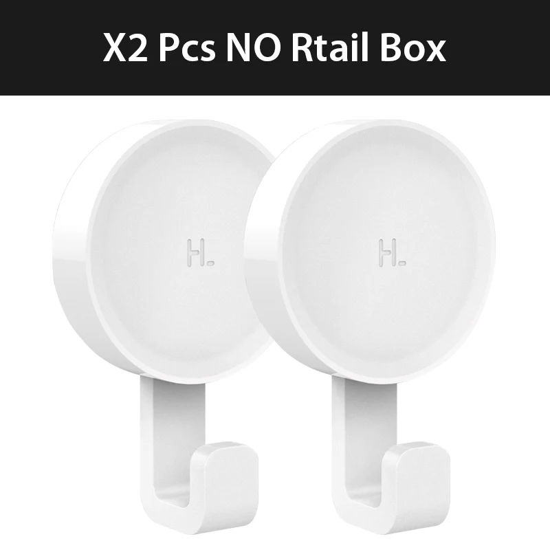 2 PCS Горячая Xiaomi Mijia маленькие клейкие крючки крепкие для ванной спальни кухонные настенные крючки 3 кг Максимальная нагрузка Новое поступление - Color: 2 PCS