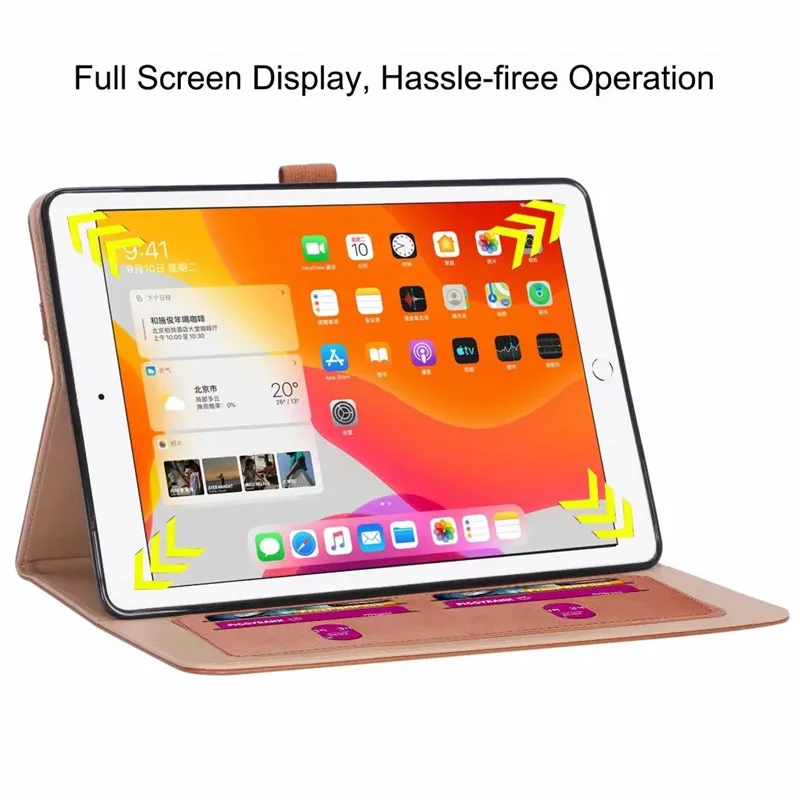 Магнитный умный кожаный чехол для iPad 10,2, чехол для планшета 7-го поколения, чехол для iPad 10,2+ ручка