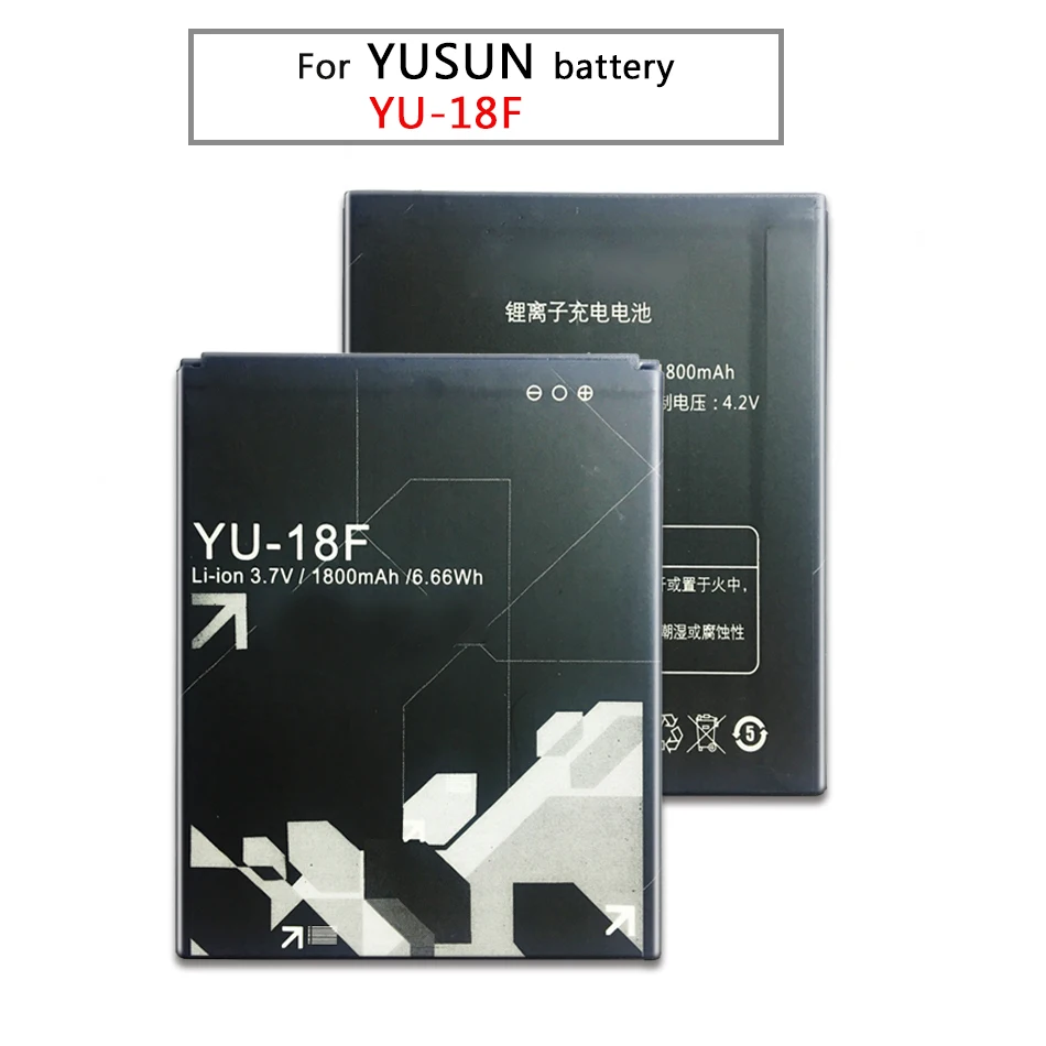 YU-18F For YUSUN T55 YU 18F 1800mAh Rechargeable Smart Phone Battery Li-polymer Batteries | Мобильные телефоны и