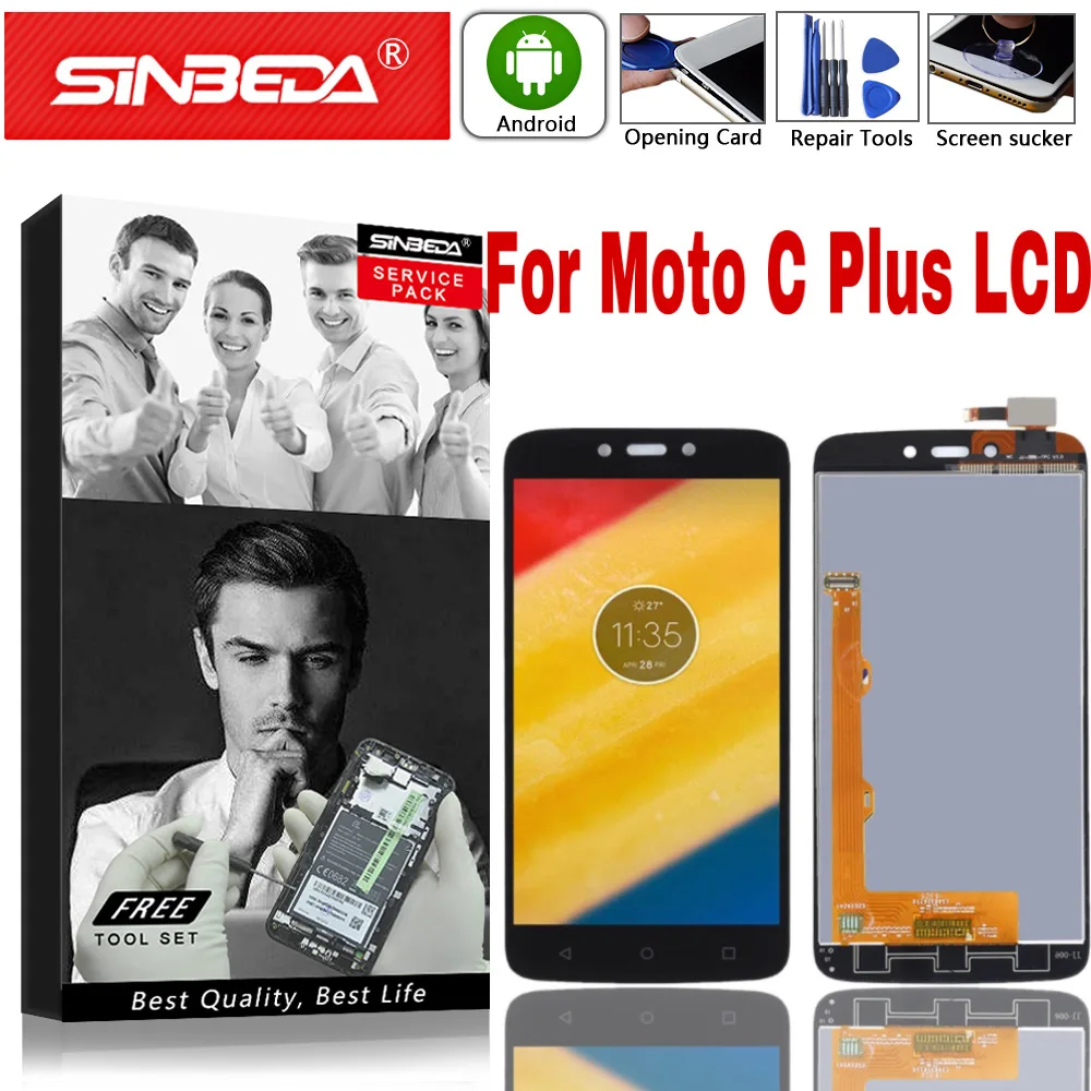 5 0 &quotоригинал для Motorola Moto C Plus ЖК дисплей сенсорный экран дигитайзер XT1721 XT1723