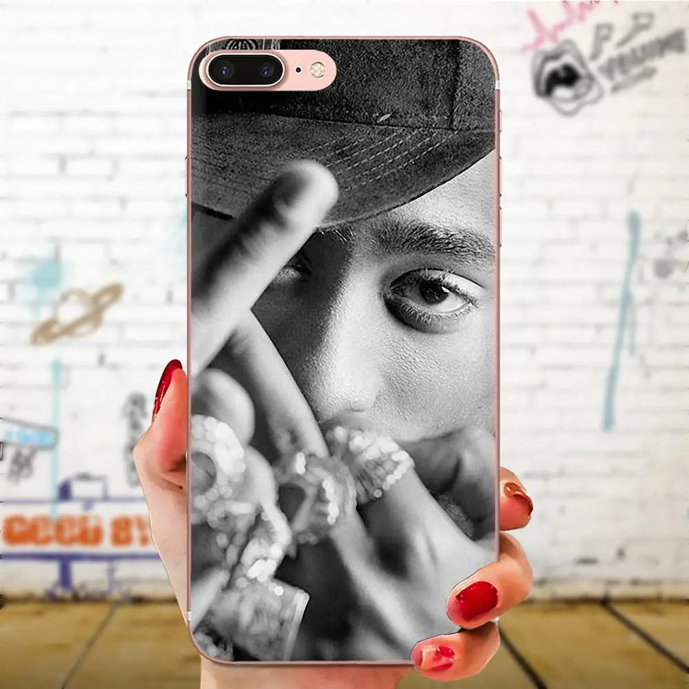2pac для телефона с изображением Тупака Амару Шакура мягкий протектор для Galaxy Alpha Note 10 Pro A10 A20 A20E A30 A40 A50 A60 A70 A80 A90 M10 M20 M30 M40 - Цвет: as picture