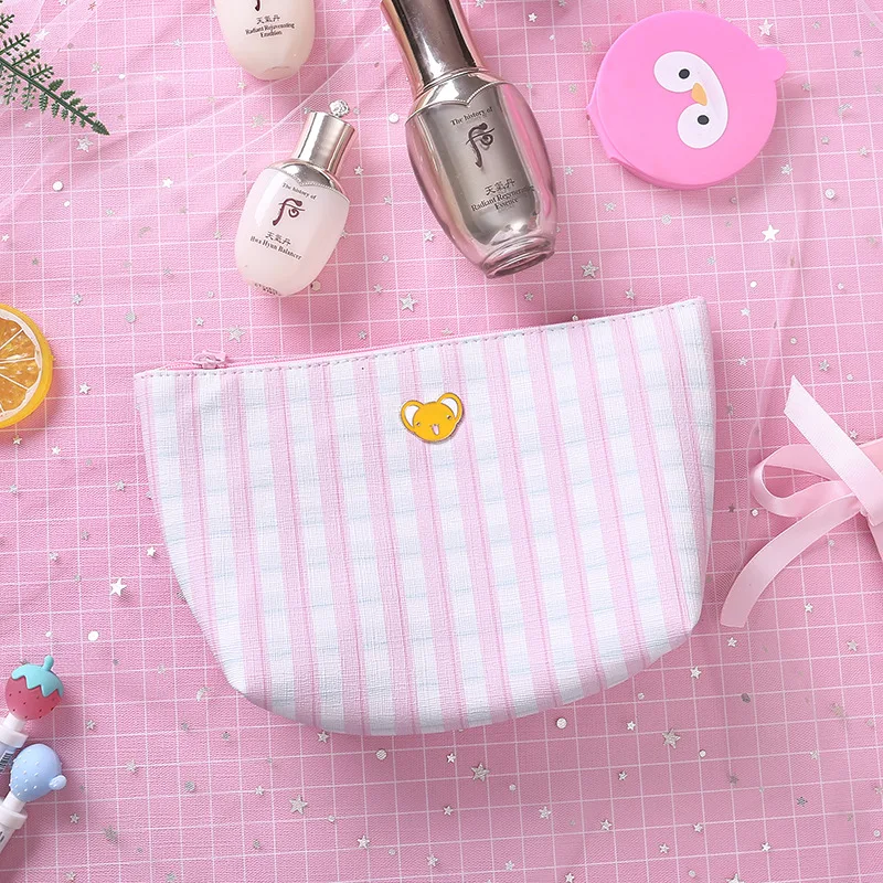 Аниме Сейлор Мун с мультипликационным рисунком Captor Sakura Kero Magic Stick модная Водонепроницаемая косметичка для девочек Хранение Косметики сумка