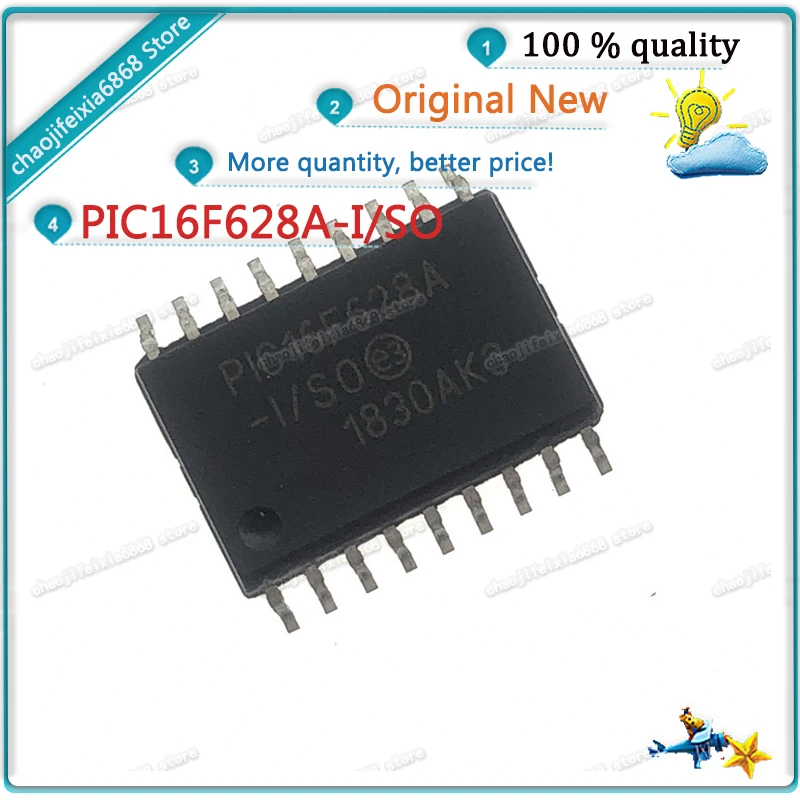 Новинка оригинал PIC16F628AISO SOP18 16F628A-I/SO PIC16F628A PIC16F628 SOP-18 5 шт.-10 шт./Лот! | Электронные