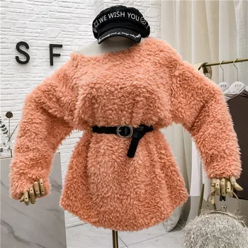 

2019 New Autumn Winter Cute Candy Color Furry Pullovers Female Top Elegant Loose Long Sleeve Women Sweatshirts All-match