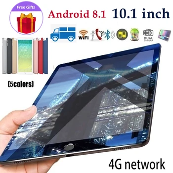 

[Hot Sale]Tablet PC 10.1 Inches Large Screen Dual SIM 4G Phone Tablet PC Mic WIFI Andriod 8.1 6GB+128GB android tablet