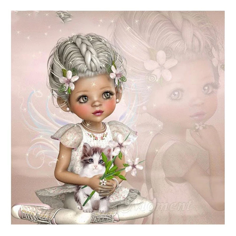 

Forever Girl Angle Diamond Painting Accessories Handmade Omni-Directional Diamond Picture Mosaic Diamond Embroidery 5D Diy