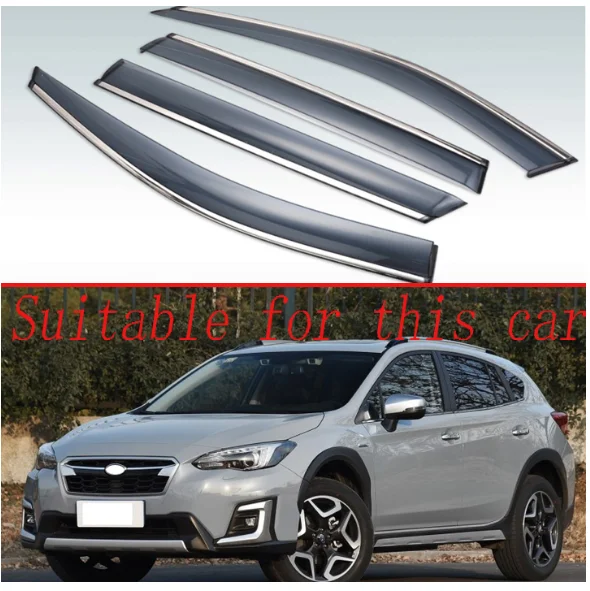 For Subaru XV 2018 2019 Plastic Exterior Visor Vent Shades Window Sun Rain Guard Deflector 4pcs | Автомобили и мотоциклы
