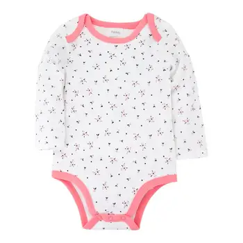 

Honeyzone Neonato Baby Romper Newborn Baby Girl Clothes Recien Nacido Bebe Menino Pink Flora Print Bebe Reborn Menina 0-12M