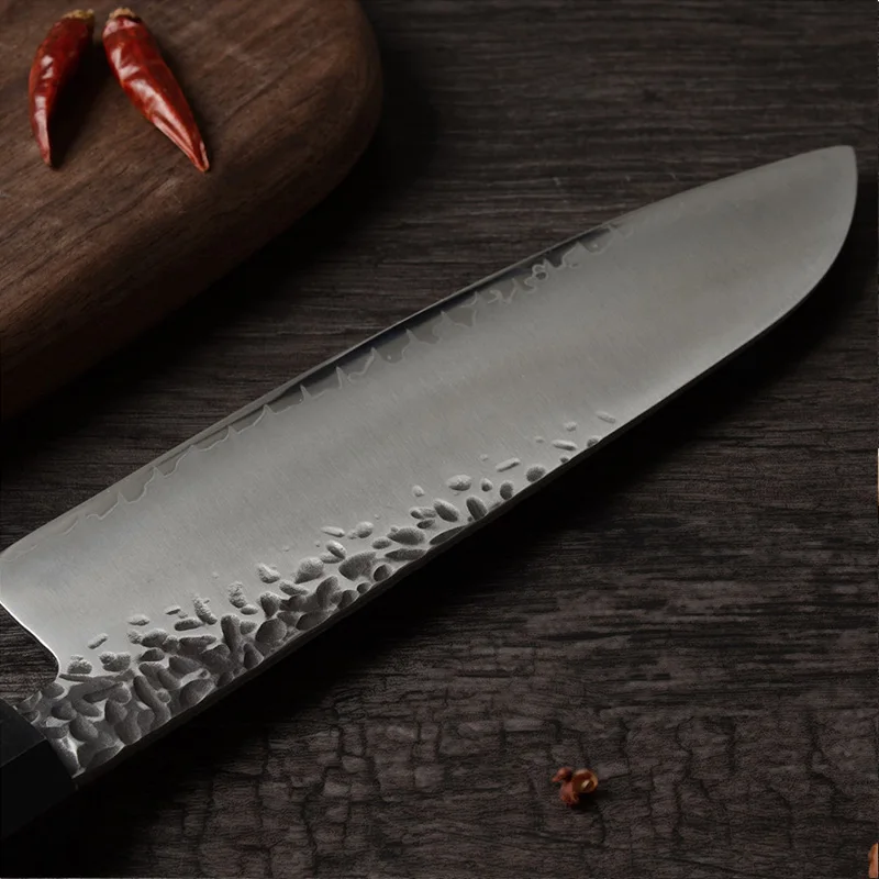 Набор ножей Santoku из дамасской стали и кухонных 2 шт. 7 дюймовый острый нож Nakiri Cleaver