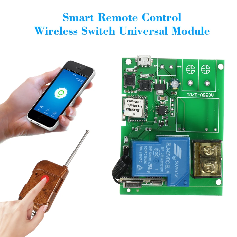 EWeLink DC5V 30A RF 433 МГц Wifi переключатель беспроводной релейный модуль приложение дистанционное управление таймер переключатель голосового управления для Alexa Google Home