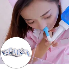 Носовая соль для мытья синусов аллергия для мытья носа облегчение промывки соляной смеси очиститель 30 пакетов физиологический соленый для промывания носа неаллергенный