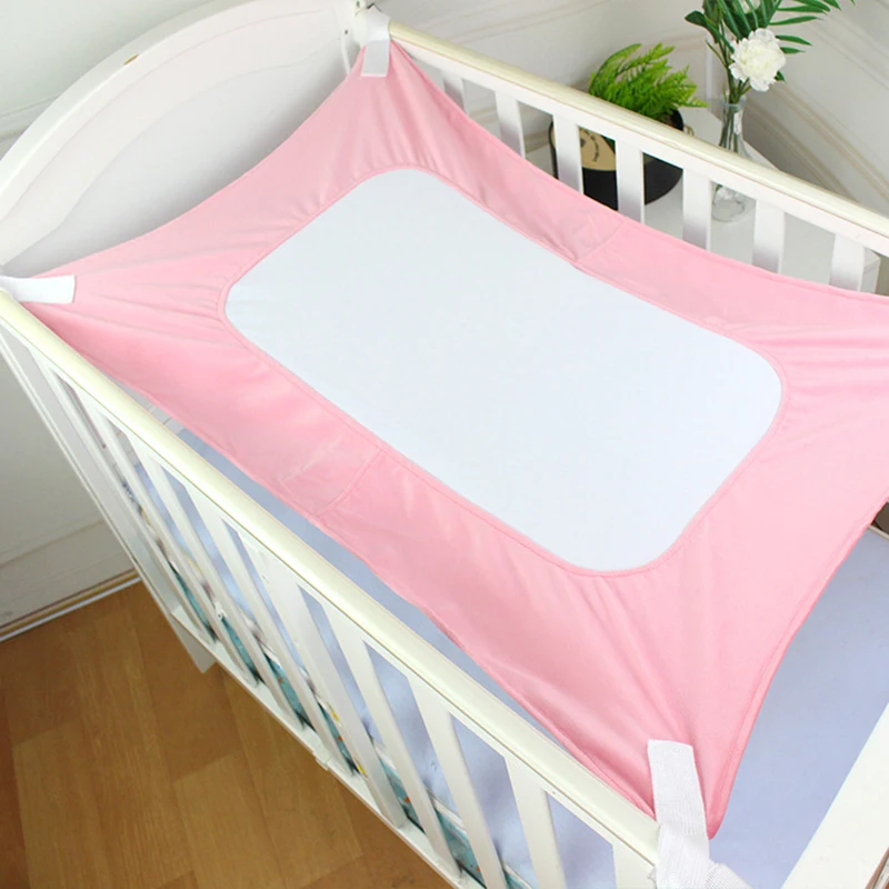 Infant Cot Baby Hammock Kid Sleeping Bed Safe Detachable Portable Travel Baby Cot Swing Elastic Crib Hammock Adjustable Net