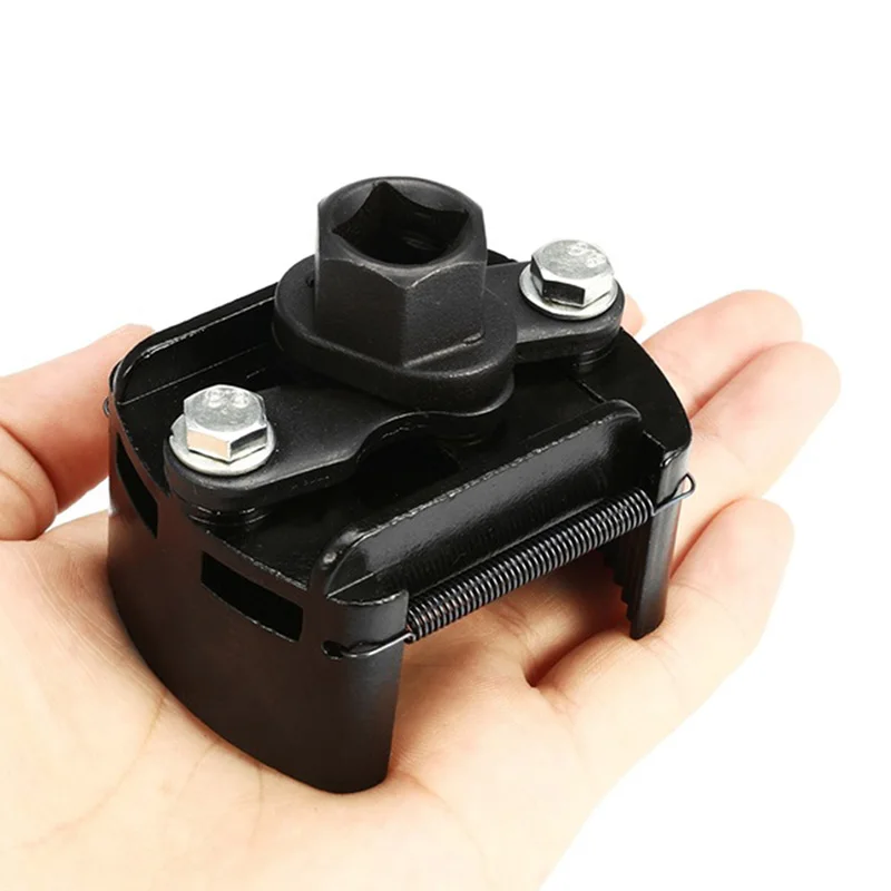 60mm-80mm Universal Two-claw Cast Steel Filter WrenchesCast Adjustable 2 Jaw Oil Wrench Fuel Remover Removal Tool |