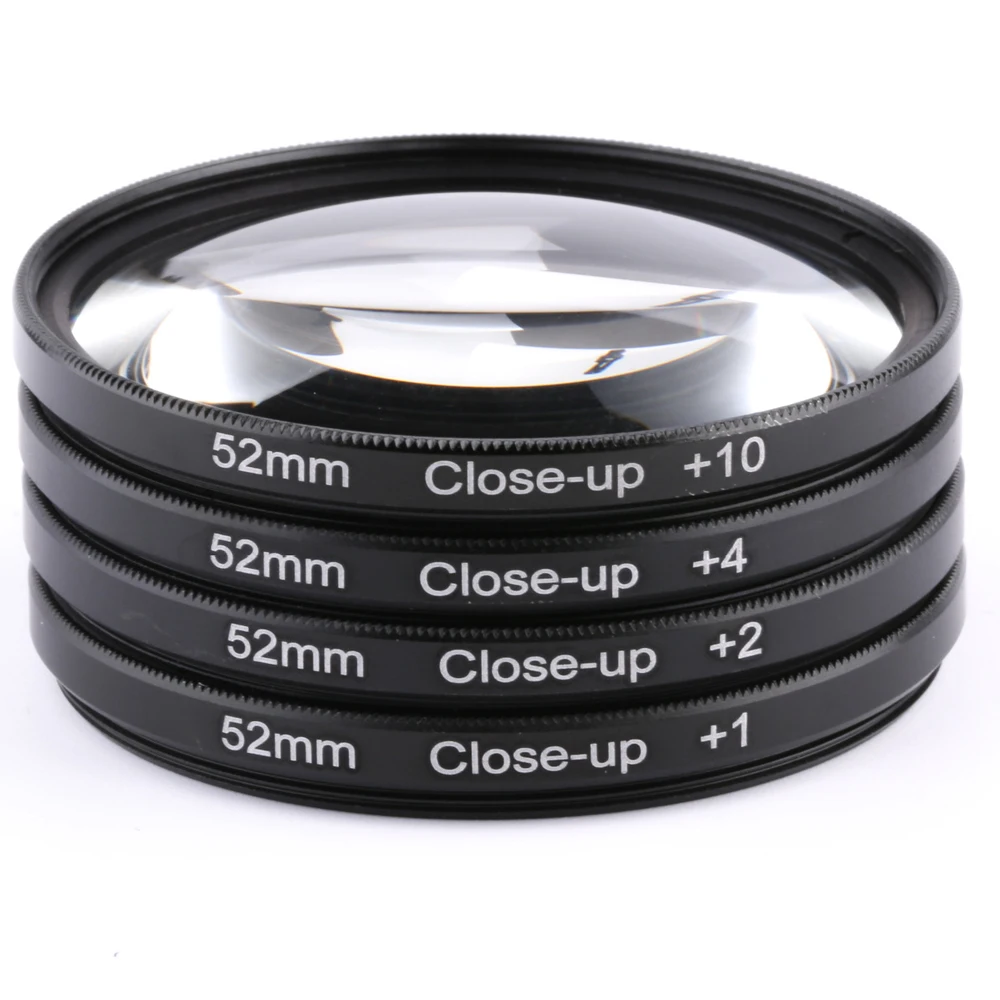 Macro Close Up Lens Filter Kit 49mm 52mm 55mm 62mm 67mm 77mm 82mm +1+2
