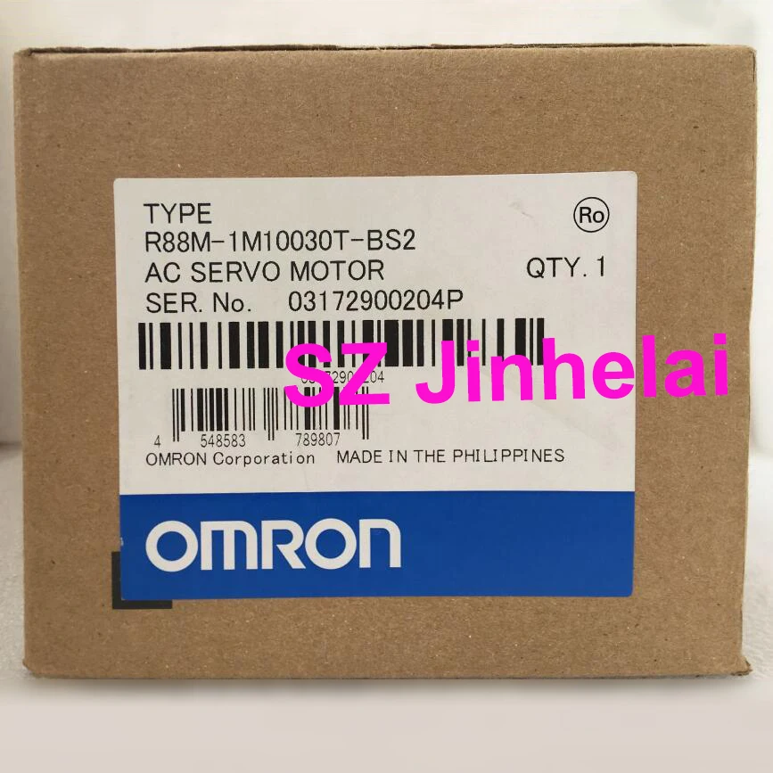 OMRON R88M-1M10030T-BS2 подлинный оригинальный серводвигатель переменного тока |
