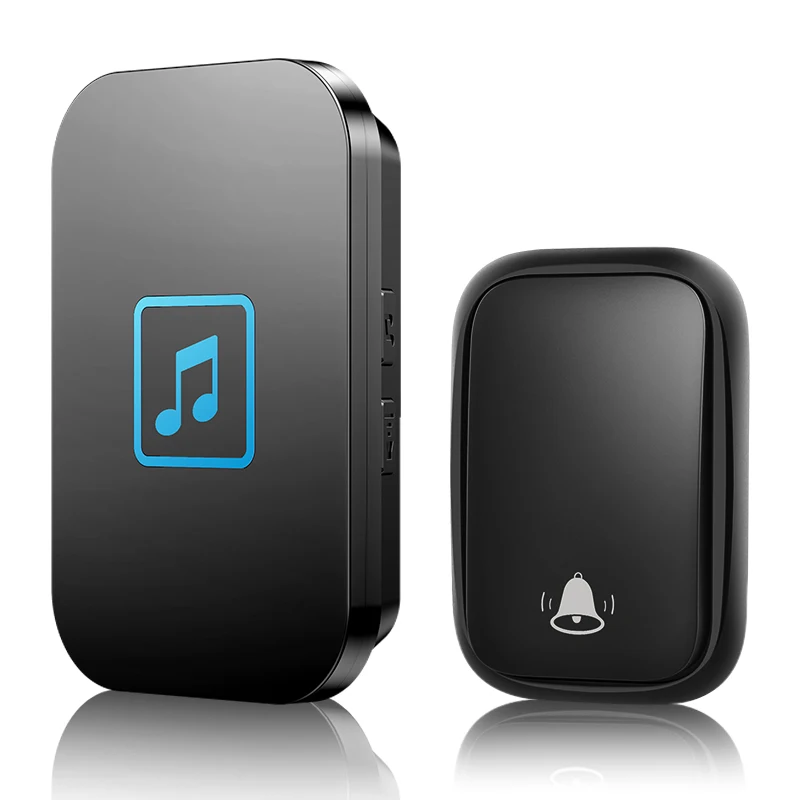 

CACAZI Self-powered Home Wireless Doorbell 150M Remote Waterproof No Battery Button US EU UK AU Plug Receiver Call Ring Bell