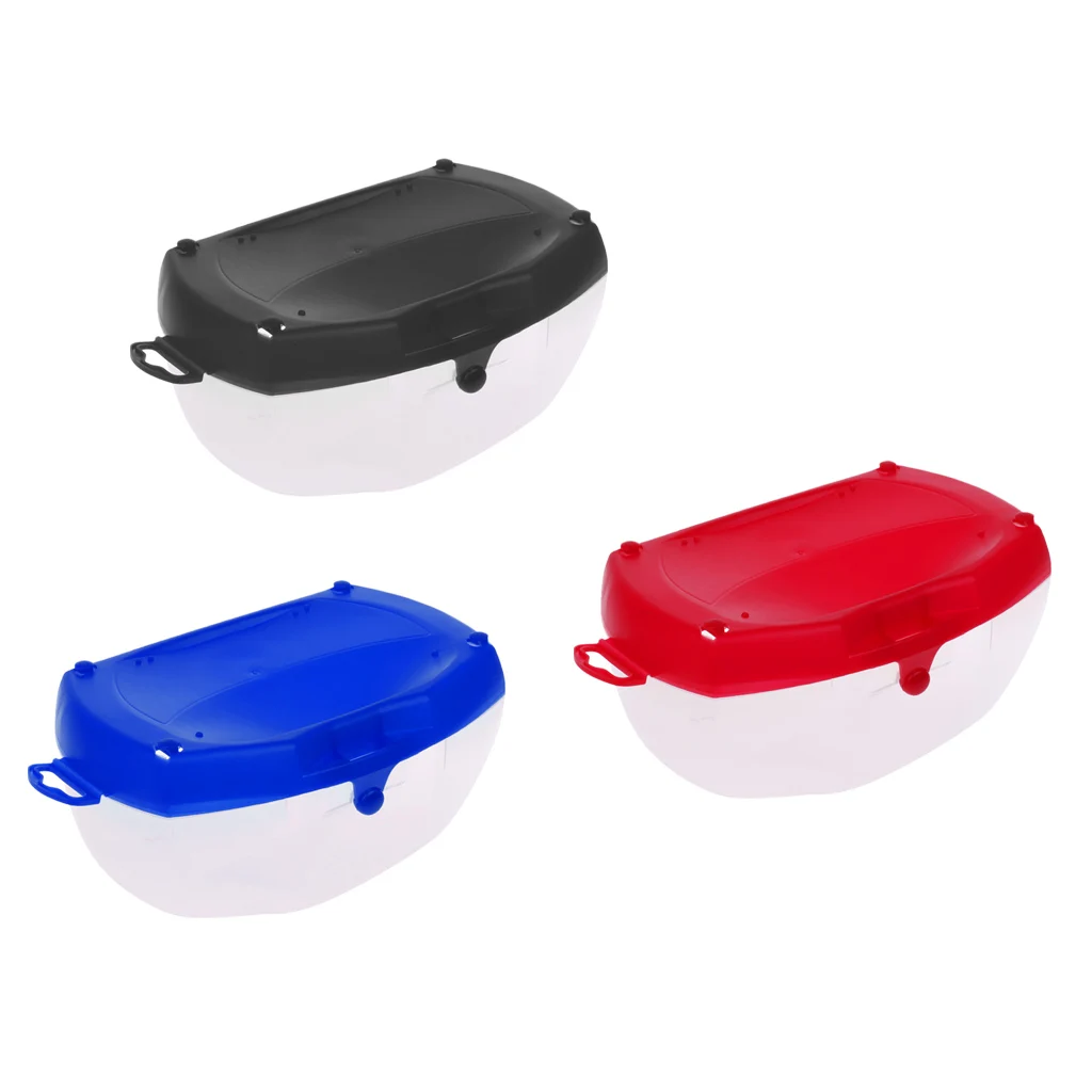 Heavy Duty Hard Plastic Scuba Dive Diving Mask Storage Box Case Snorkeling Goggles Swim Glasses Protector Container Transparent
