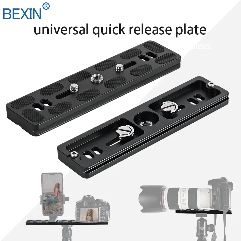

PU Quick release plate tripod plate camera stand mount plate dslr long adapter for arca swiss clamp camera with 1/4 screw