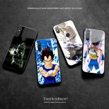 Vegeta ssj Dragon Ball super для Xiaomi mi 8 9 SE mi x 2 2s 3 Red mi Note 5 6 7 8 Pro стеклянный чехол для телефона мягкий силиконовый чехол