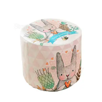 

Cartoon Living Room Coffee Table Stool Personality Change Shoes Stool Cute Fabric Stool Fashion Creative Children Sofa Small Sto