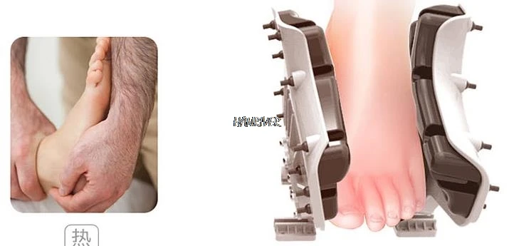 Река Хан Электрический массажер для ног шиацу машина здравоохранения Массаж с инфракрасного тепла терапии и 3D Замес воздуха Давление