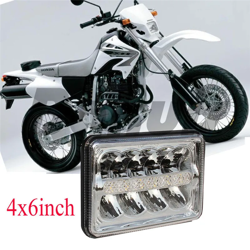 1 шт. 4x6 &quotСветодиодный точечный лампы фар для Honda XR250 XR400 XR650 Suzuki DRZ | Автомобили и