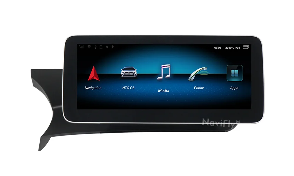 NaviFly Android 9,0 автомобильный DVD мультимедиа для Mercedes Benz C Class W204 2008-2013 Авто gps Navi плеер с ips wifi 4G LTE BT