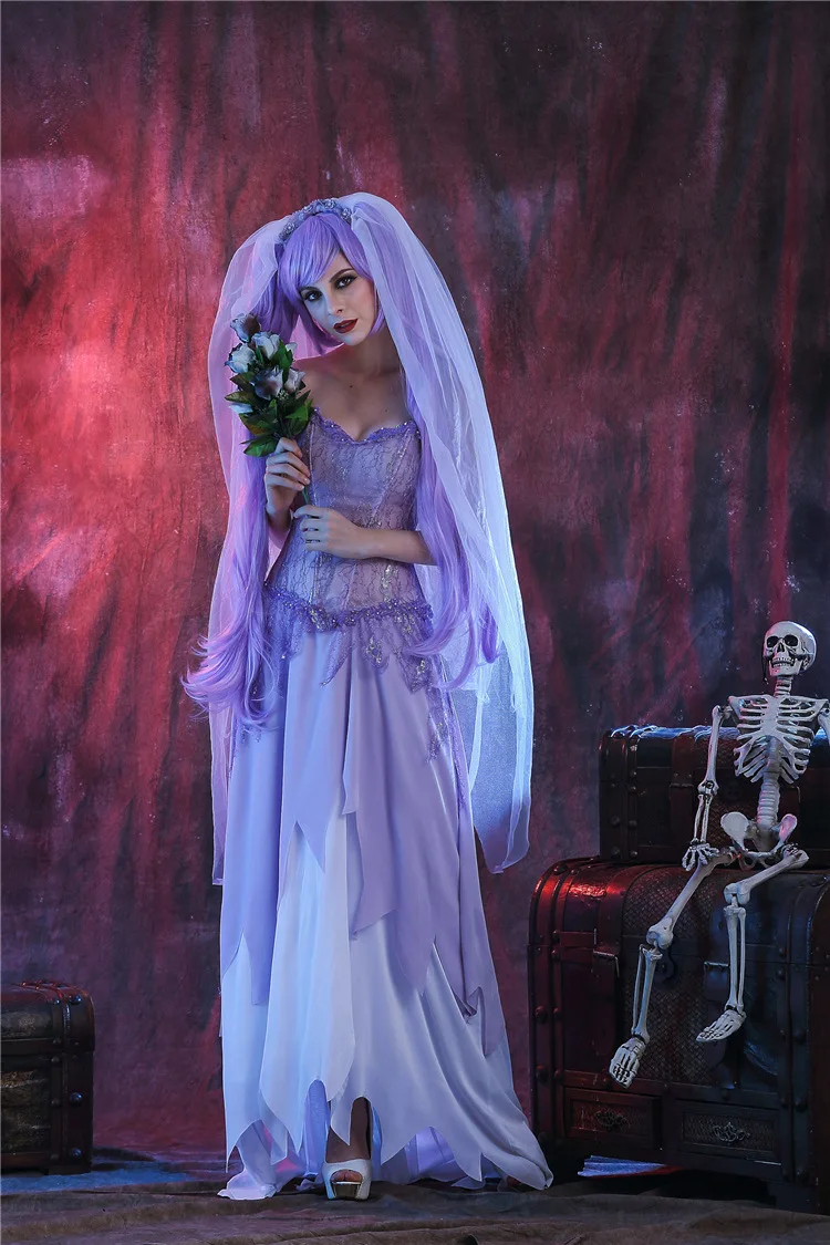 Костюмы на Хэллоуин для женщин, взрослых женщин, невеста-зомби, взрослый Женский костюм вампира, костюм для шоу ужасов