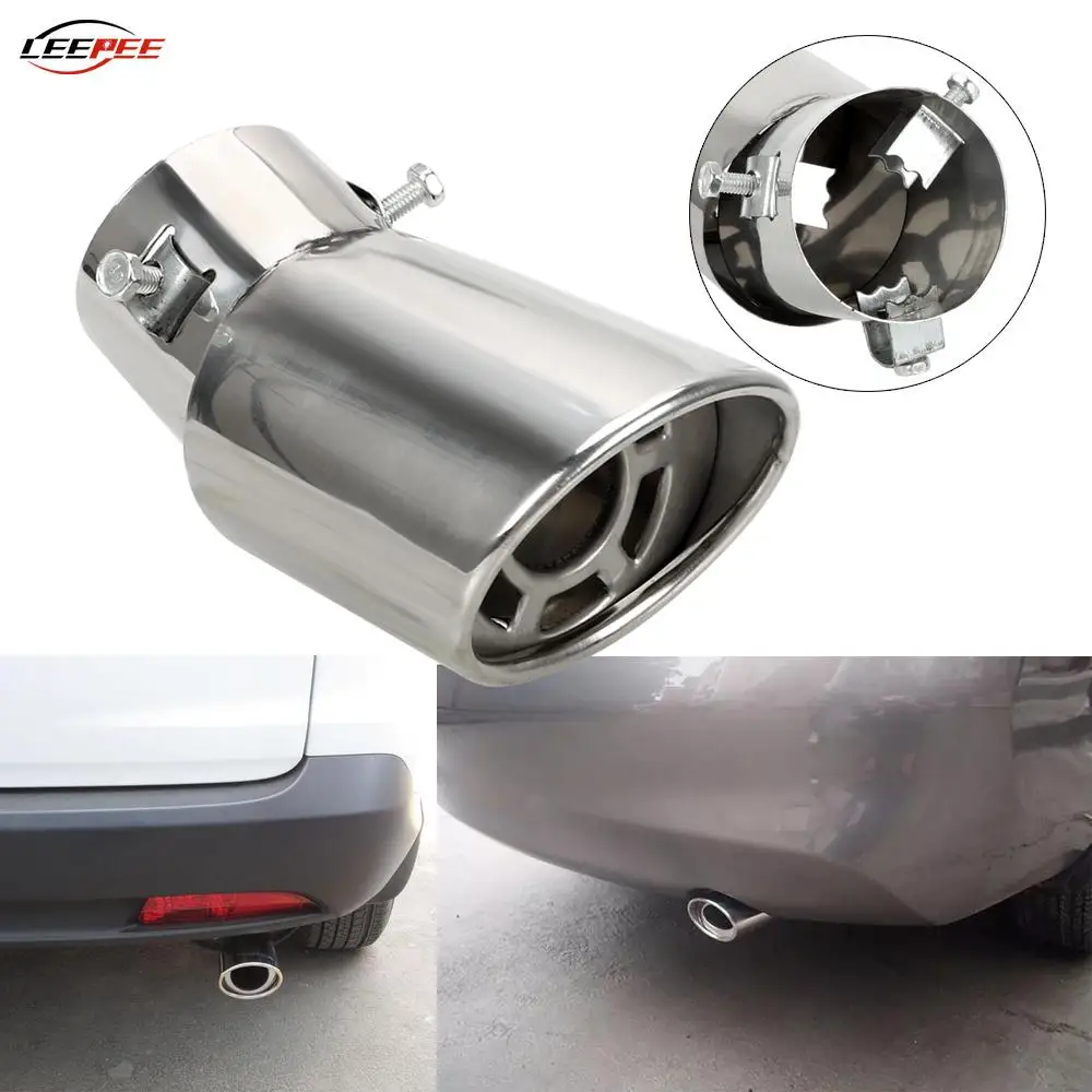 

Car Muffler Rear Tail Exhaust Pipe Stainless Steel Replacement Automobile Accessories for Caravan Van Trailer Truck Off Road 4x4