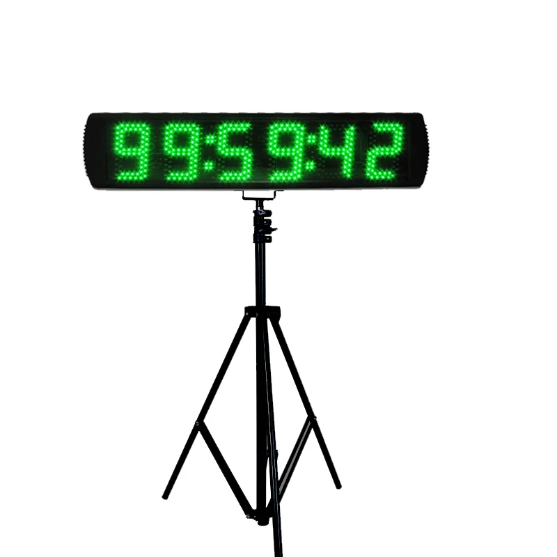 LED digital high brightness sports countdown clocks big lap timer clock marathon car race timer stopwatch Wall Clock Clock Parts