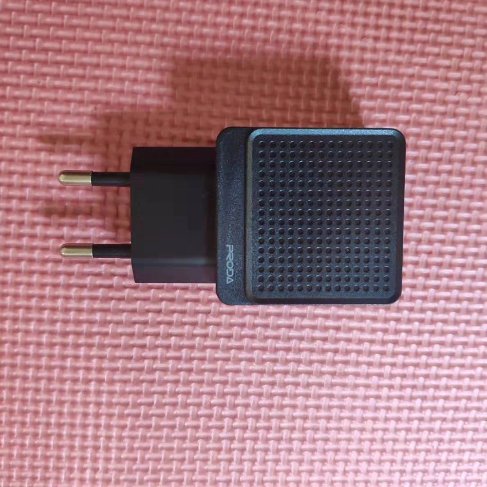 Интеллектуальное совместимое зарядное устройство 2 usb порта умная Зарядка выход 5V2. 1A внешний дорожный адаптер многопортовый разъем для зарядки питания - Цвет: EU Black