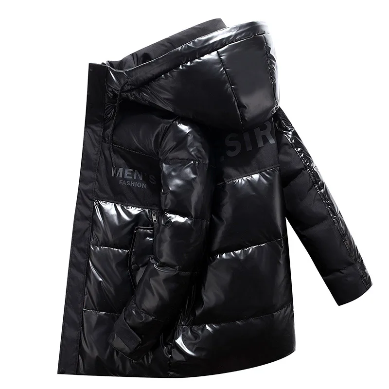 2021 autumn and winter new men's hooded casual down jacket thick and warm men's winter clothing