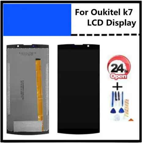 Для Oukitel k7 ЖК-дисплей + сенсорный экран Digi кодирующий преобразователь сенсорного