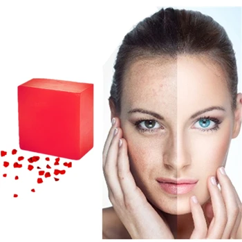 

100g Organic Rose Handmade Soap Natural Pure Chinese Herbal Delay Ageing Beauty Soap Soften Skin Face Wash Scar Repair Smooth