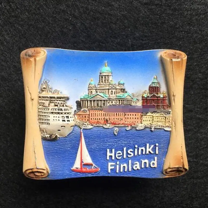 Helsinki Fridge Magnet Finland Travel Souvenir