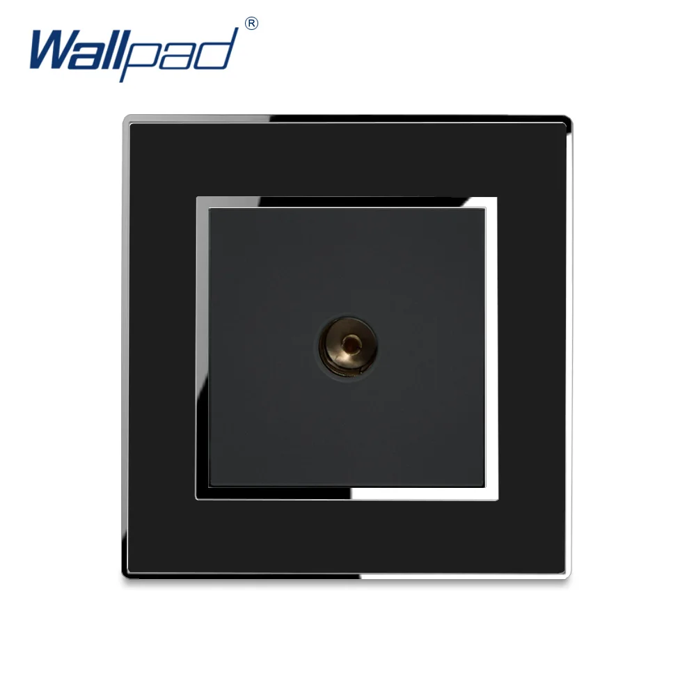 ТВ розетка Wallpad Роскошная настенная электрическая кабельная зеркальная