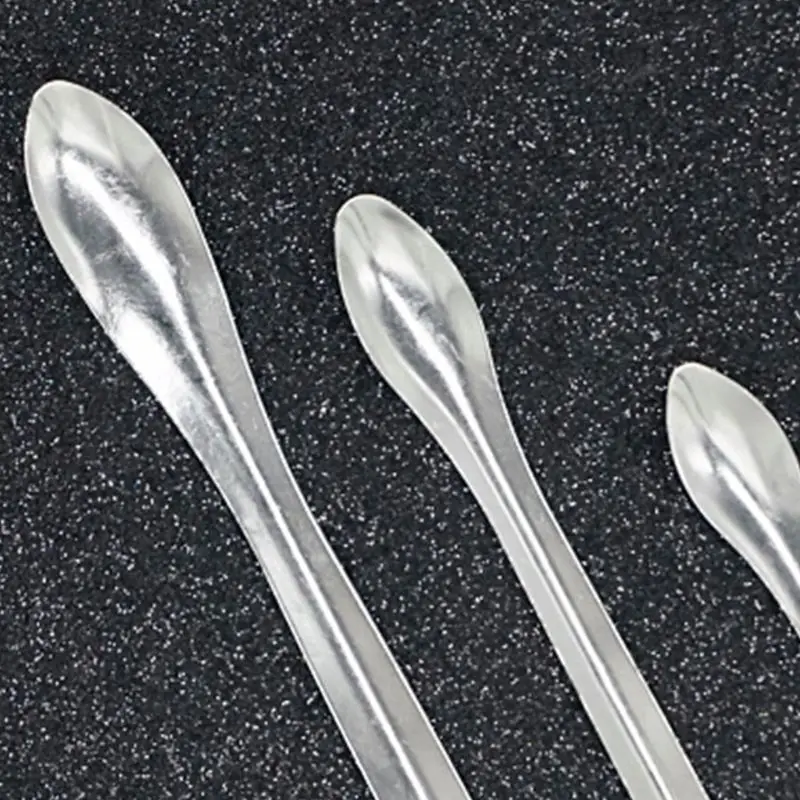 Набор из 3 предметов: ложка-дозатор для помады из нержавеющей стали, бальзам для губ, сделай сам, материалы ручной работы, для смешивания, выборки, косметические инструменты для макияжа
