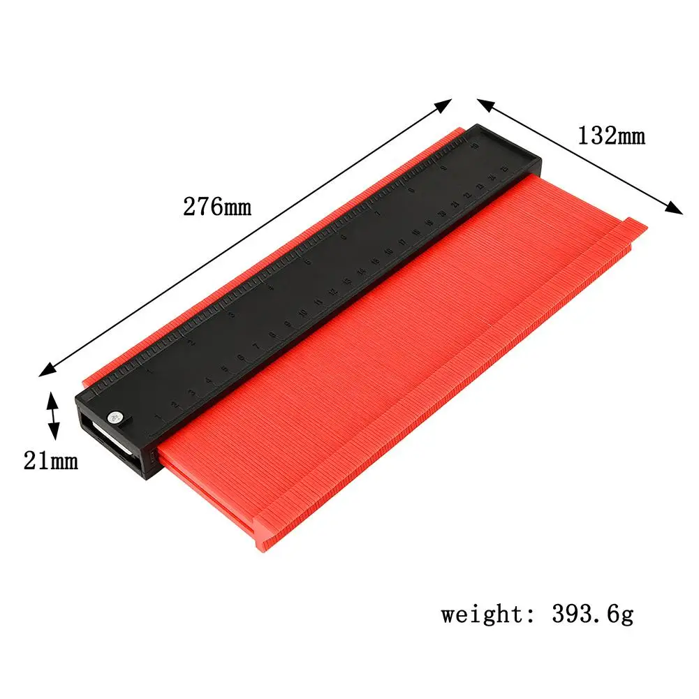 10 Inch Upgraded Widening Contour Gauge Precisely Copy Irregular Shapes Wood Marking Duplicator Tool Tiling Laminate Tiles Tools