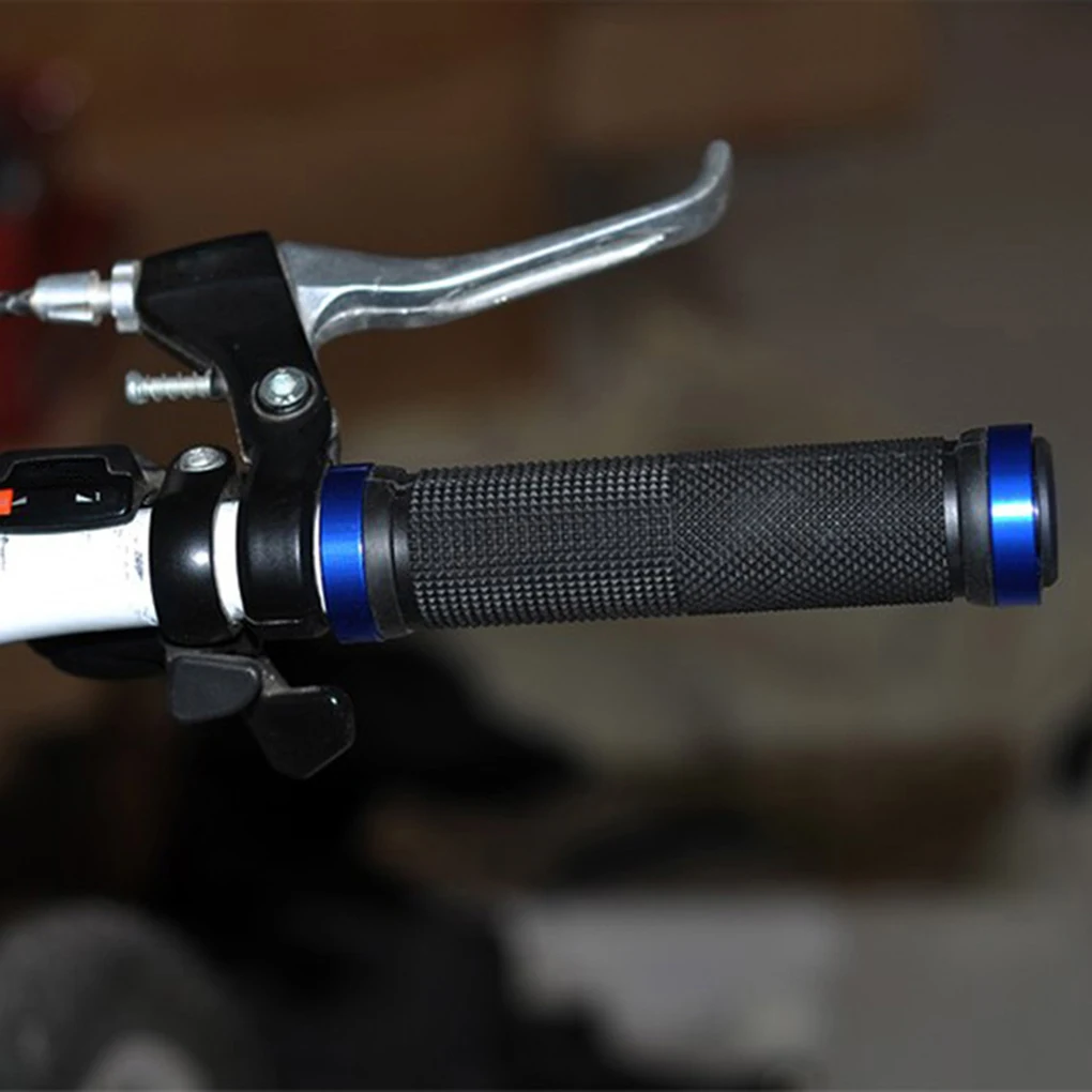 1 Pair MTB Road Cycling Handlebar Grips Anti-Skid Rubber Bicycle Grips Mountain Bike Handlebars End