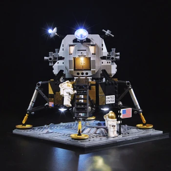

Battery Powered LED Light Building Block Accessory Kit for Moon 10266 - Classic Version LED Included Only