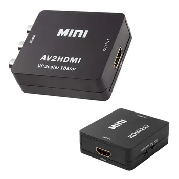 

1080P Mini Composite RCA CVBS AV to HDMI Converter Adapter for PS3 Blu-Ray Player VCR DVD HDTV 1080P