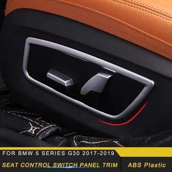 

For BMW 5 Series G30 2017-2020 Car Accessories Door Seat Control Switch Panel Trim Sticker Cover Interior Decoration