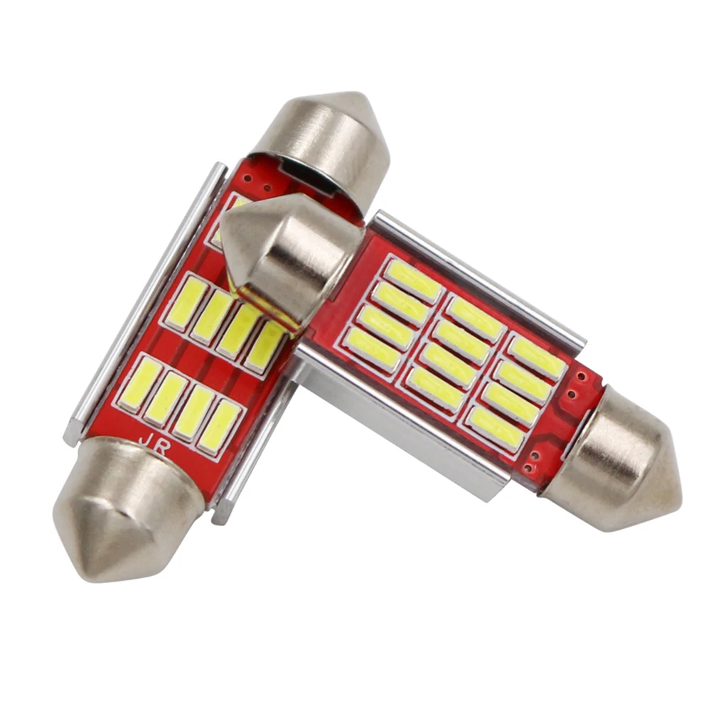 Гирлянда 31 мм 36 мм/39 мм/41 4014 10/12 SMD автомобиля светодиодный C5W CANBUS Купол Чтение