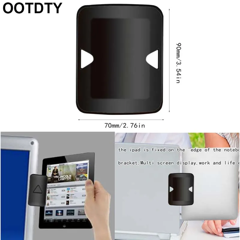 

Multi-screen Support Laptop Side Mount Tablet Bracket Dual Triple Monitor Display Clip Adjustable Phone Stand Holder
